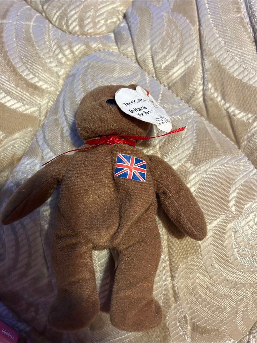 Britannia the bear Ty Teenie beanie babies